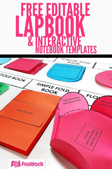 Printable Interactive Notebook Templates